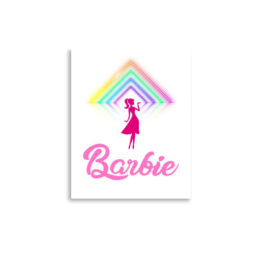 Barbie Rainbow | Barbie | Poster Wall Art - Famous Lines Merchandise