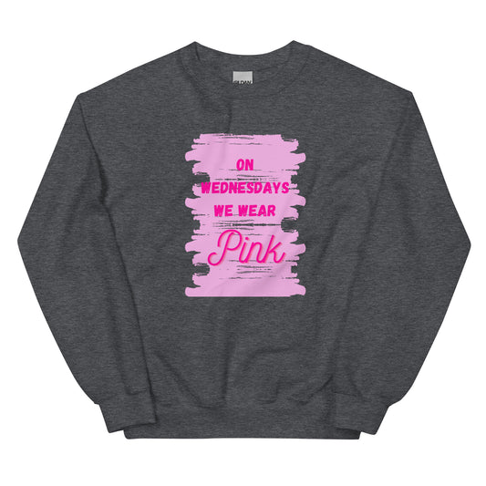 On Wednesdays We Wear Pink | Mean Girls | Crewneck Sweatshirt - Famous Lines Merchandise