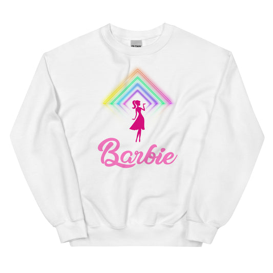 Barbie Rainbow | Barbie | Crewneck Sweatshirt - Famous Lines Merchandise