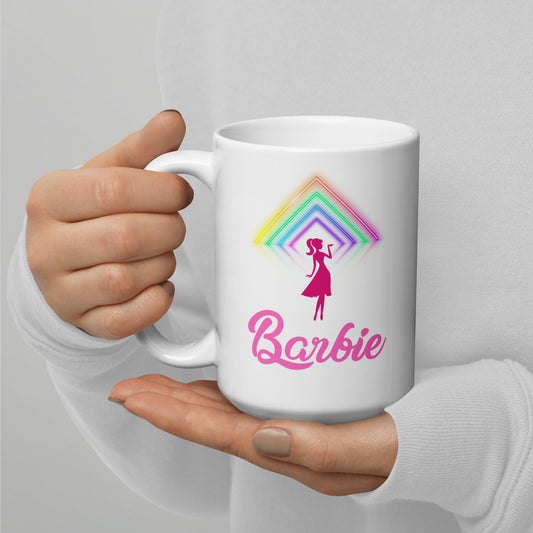 Barbie Rainbow | Barbie | Mug 15oz - Famous Lines Merchandise